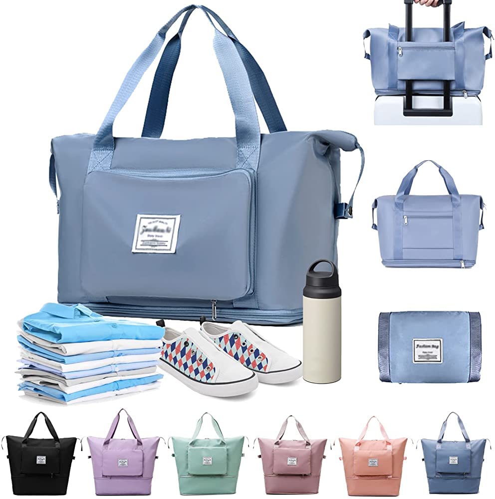 Waterproof Foldable Travel Duffle Bag with Pocket (Buy 1 Get 1)