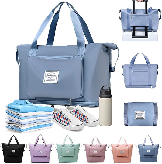 Waterproof Foldable Travel Duffle Bag with Pocket (Buy 1 Get 1)