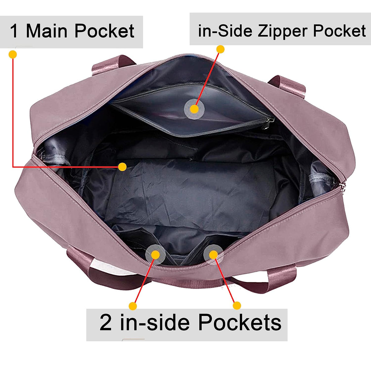 Waterproof Foldable Travel Duffle Bag with Pocket (Buy 1 Get 1)