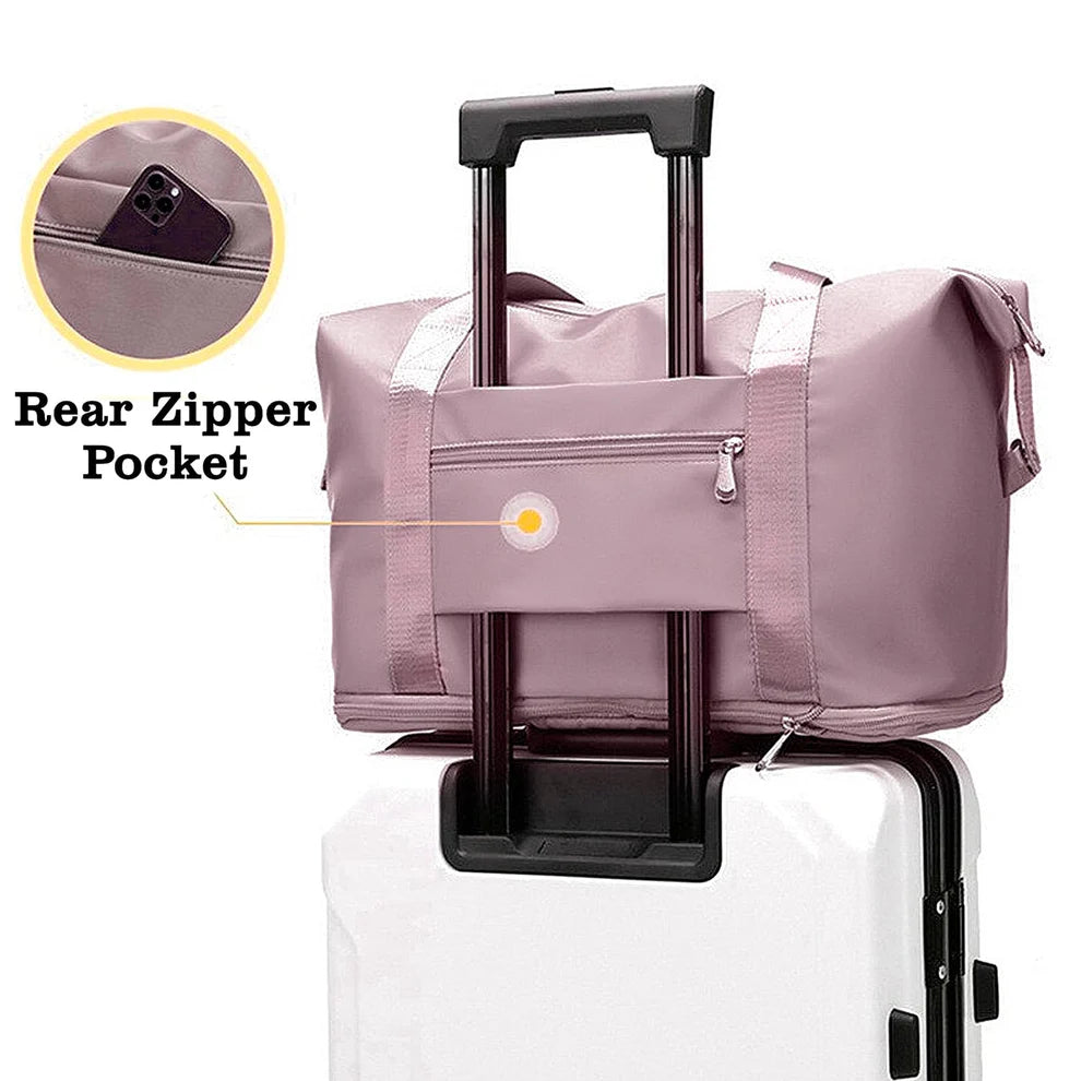 Waterproof Foldable Travel Duffle Bag with Pocket (Buy 1 Get 1)