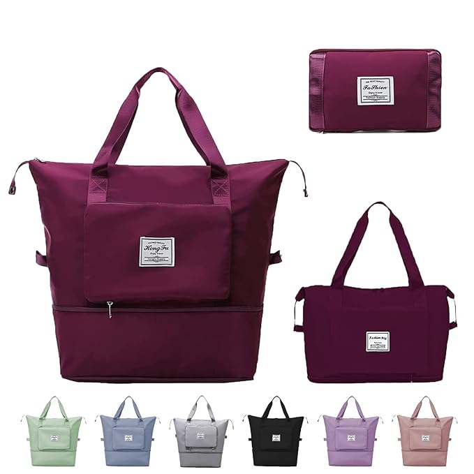 Waterproof Foldable Travel Duffle Bag with Pocket (Buy 1 Get 1)