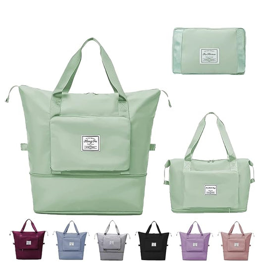 Waterproof Foldable Travel Duffle Bag with Pocket (Buy 1 Get 1)
